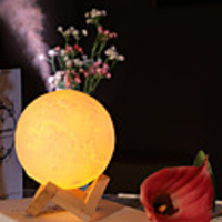 Ultrasonic Aroma Diffuser Essential Oils USB Air Humidifier Full Moon Lamp Night Light Office Mist Purifier 880ml