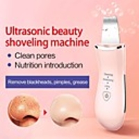 Ultrasonic Skin Peeling Machine Ultrasonic Scrubber Shovel Cleaner Blackhead Acne Removal Deeply Clean Facial Lifting Massager