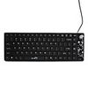 Ultrathin Flower Pattern Style USB Keyboard (Black)
