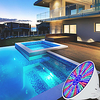 Underwater Lights 1pc 36 W Remote Controlled RGB 85-265 V Outdoor Lighting Swimming pool Courtyard 423 LED Beads miniinthebox