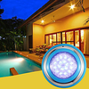 Underwater Lights Submersible Lamp 18W 36W 54W Waterproof Warm White RGB White 12V Outdoor Lighting Swimming Pool Courtyard 72-90-108 LED Beads miniinthebox