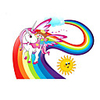 Unicorn Animals Wall Stickers Plane Wall Stickers Decorative Wall Stickers PVC Home Decoration Wall Decal Wall / Window Decoration 1pc