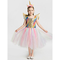 Unicorn Cosplay Costume Costume Vacation Dress Girls