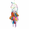 unicorn dream catcher colorful feather dream catchers handmade flower wall décor ornament for kids nursery bedroom wall hanging decoration blessing gift(colorful)