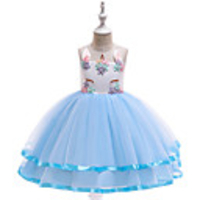 Unicorn Dress Cosplay Costume Masquerade Girls