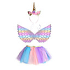 Unicorn Skirt Outfits Headwear Girls