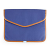 Unique Canvas Sleeve Protective Bag for iPad iPad2 and other 9" Tablet PC - Dark Blue
