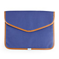 Unique Canvas Sleeve Protective Bag for iPad iPad2 and other 9" Tablet PC - Dark Blue