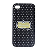 Unique Printing Protective Back Case for iPhone 4 - Black