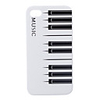 Unique Printing Protective Back Case for iPhone 4 - Piano Image