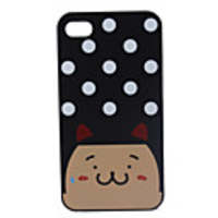 Unique Priting Protective Back Case for iPhone 4 (Black)