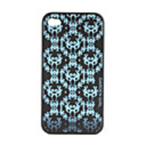 Unique Translucent Hard Case for iPhone4G(Blue)