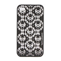 Unique Translucent Hard Case for iPhone4G(White)