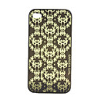 Unique Translucent Hard Case for iPhone4G(Yellow)