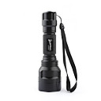 UniqueFire T6 CREE XM-L T6 LED 3-Mode 1000LM 1X8650 Flashlight Black