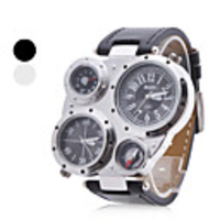 Unisex PU Analog Quartz Wrist Watch (Assorted Colors)