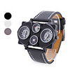 Unisex PU Analog Quartz Wrist Watch (Assorted Colors)