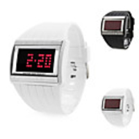 Unisex 85 Lights Rubber Digital LED Wrist Watch (Assorted Colors)