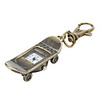 Unisex Alloy Analog Quartz Keychain Watch with Skatebaord (Bronze)