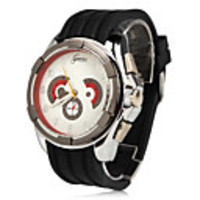 Unisex Alloy Analog Quartz Wrist Watch (Black)