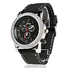 Unisex Alloy Analog Quartz Wrist Watch (Black)
