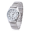 Unisex Alloy Analog Quartz Wrist Watch (Silver)