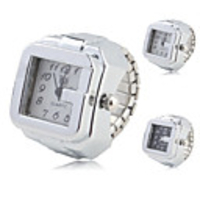 Unisex Alloy Analog Ring Watch (Assorted Colors)