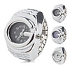Unisex Analog Ring Watch (Silver)