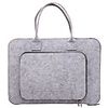 Unisex Bags Faux Fur Laptop Bag Top Handle Bag Zipper Plain 2020 Daily Office Career Sillver Gray Almond Dark Gray Light Gold