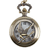 Unisex Bird Alloy Analog Quartz Pocket Watch (Bronze)