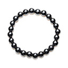 Unisex Black 8mm Natural Hematite Bracelet (BGEC43)