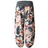unisex bohemian hippie gypsy yoga harem pants pom-pom (black) miniinthebox