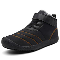 Unisex Boots Casual Daily Walking Shoes Mesh Warm Non-slipping Wear Proof Booties / Ankle Boots Camel Dark Red Black Winter