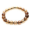 Unisex Brown 10mm Natural Citrine Bracelet (BGEW57)