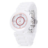 Unisex Ceramic Analog Quartz Wrist Watch (White)