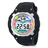 Unisex Chronograph And Water Resistant PU Digital Automatic Fashionable Watch