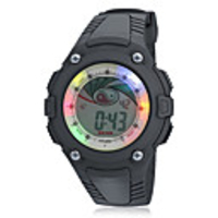 Unisex Chronograph PU Digital Automatic Wrist Watch