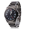 Unisex Cool Steel Analog Quartz Wrist Watch (Black)