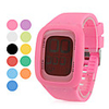 Unisex Digital LED Style Multi-Functional Silicone Wrist Watch (Assorted Colors)