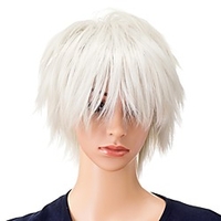 Unisex Fashion Rivet Layered Short Anime Cosplay Wig For Men And Women miniinthebox