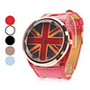 Unisex Flag Style PU Analog Quartz Wrist Watch (Assorted Colors)