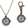 Unisex Football Style Alloy Analog Quartz Keychain Necklace Watch (Bronze)
