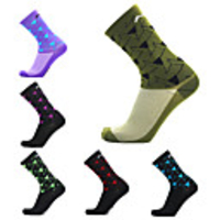 Unisex Hiking Socks Anti-slip Socks Crew Socks Winter Outdoor Thermal Warm Breathable Anti Blister Comfortable Wool Pink White Black for Camping / Hiking Hunting Fishing