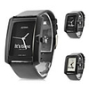 Unisex Leather Analog Quartz Wrist Watch (Black)