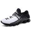 Unisex Loafers Slip-Ons Sporty Daily Running Shoes Walking Shoes Tissage Volant Non-slipping Black and White Black / Red Black Spring Fall