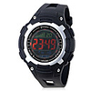 Unisex Multi-Functional Chronograph PU Digital Automatic Wrist Watch