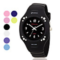 Unisex Multi-Functional PU Analog Quartz Casual Watch (Assorted Color)