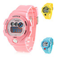 Unisex Multi-Functional Rubber Digital Automatic Wrist Watch (Assorted Colors)