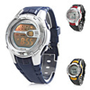 Unisex Multi-Functional Rubber Digital Automatic Wrist Watch (Assorted Colors)
