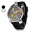 Unisex Plastic Analog Quartz Wrist Watch (Assorted Colors)